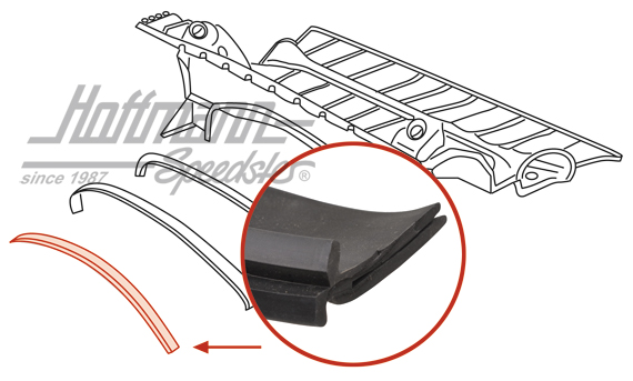 Junta de compartimento del motor, anterior
, 914                                                   