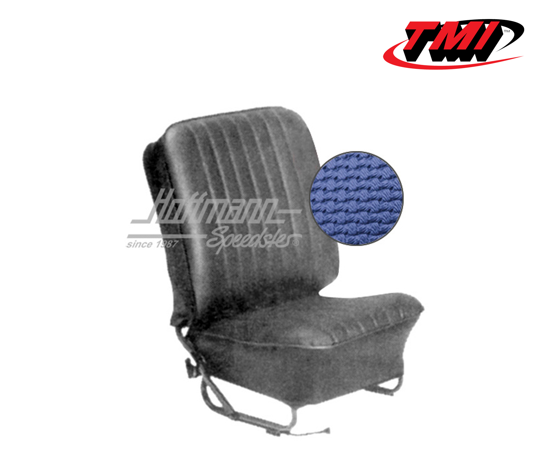 Fundas de asientos, Sedán, 57-64, tejido de cesta, azul | 43-1123-08 | 055-5620