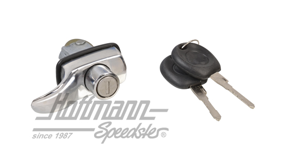 Cerradura de capó motor, 8.64-7.66, cromada | 113 827 503 A | 020-2466