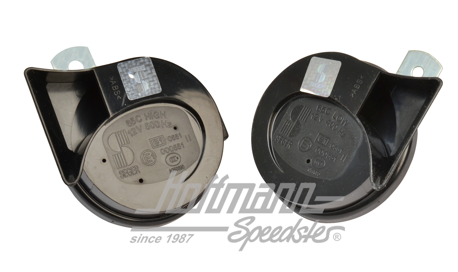 Fanfarria eléctrica, negro, (enchufe redondo) | 65CO1200NEU | 200-8056