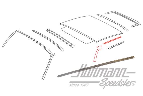 Moldura, junta, techo, izquierda                                                                    