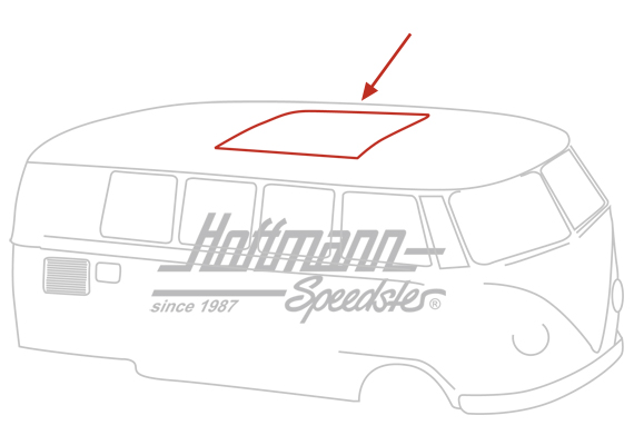 Junta, gris, apertura del techo, WESTFALIA,-7.67                                                    