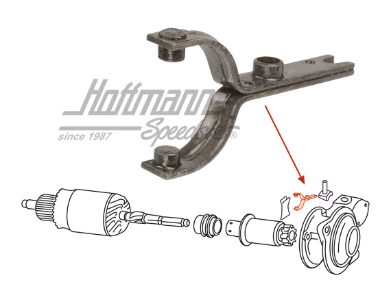 Palanca de cambio de arranque, piñón de arranque, 6 V | 111 911 365 | 020-1297-78