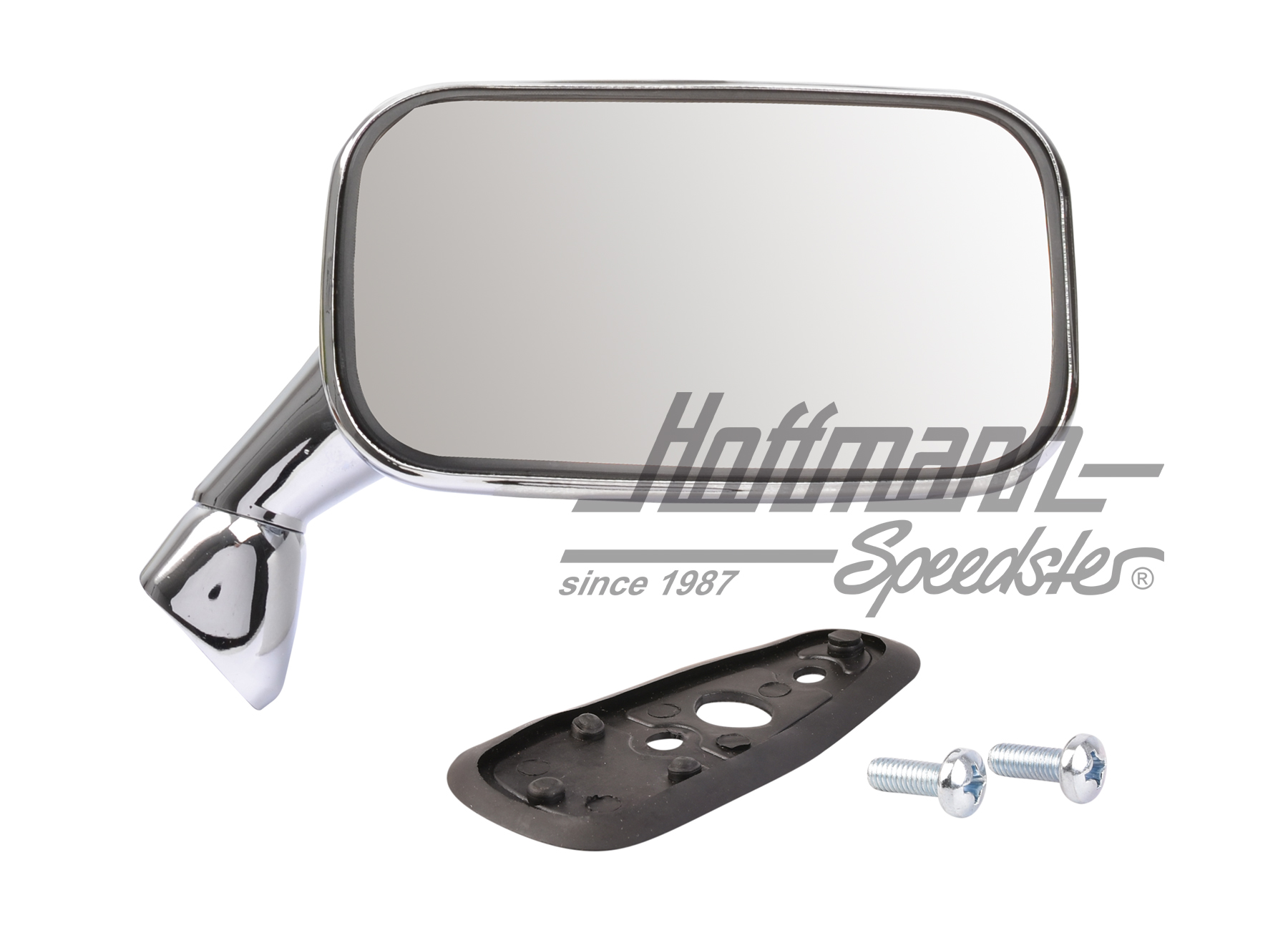 Retrovisor exterior, 911 RS, .72-.73, cromado, derecho | 911 731 014 06 | 510-9606-02