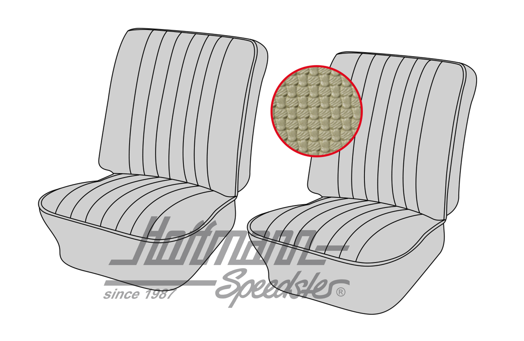 Fundas de asiento, delanteros, Tipo 3, 8.64-7.72, beige | 43-3002-04 | 069-9603-04