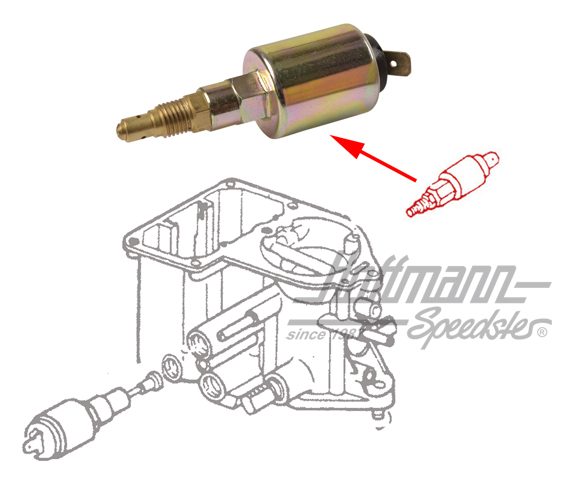 Inyector de ralentí, eléctrico, G55/12V, 65-70 | 058 129 413 D | 020-1348