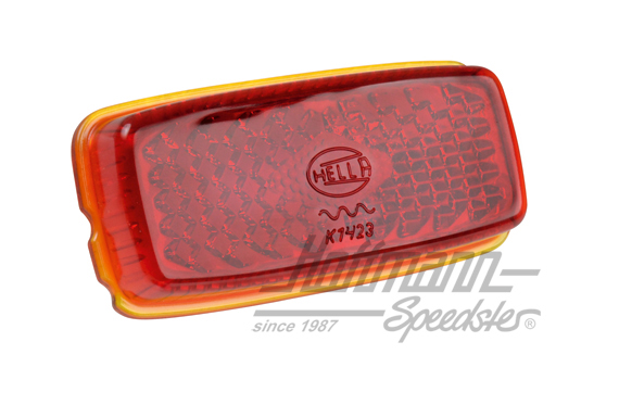 Cristal, carcasa tulipa posterior,, luz de freno, 356, 50-52, Hella                                 