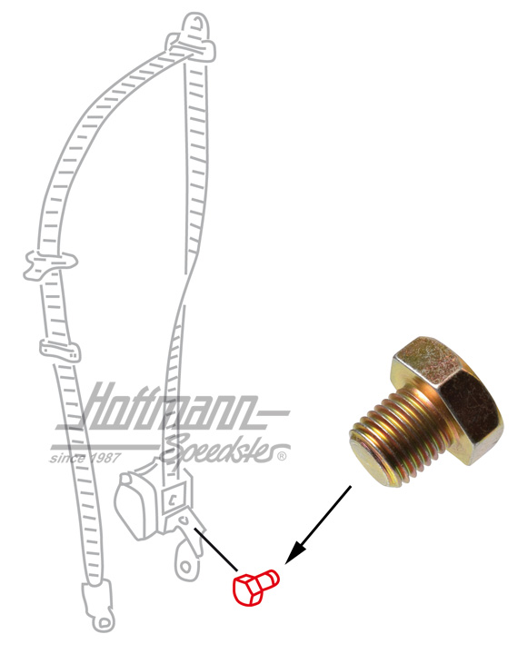 Tornillo, ángulo de soporte / cinturón de seguridad | 137 712 | 045-9189-44