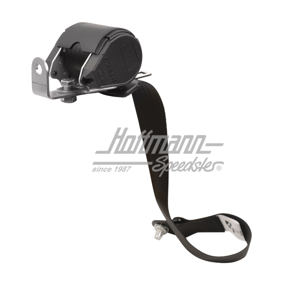 Cinturón automático, posterior, negro, Cabriolet                                                    
