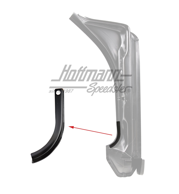 Chapa angular, montante de  puerta, inferior, derecha | 901 501 306 20 | 590-0060-12