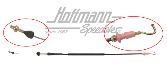 Cable de acelerador
, 766mm, Golf 2 GTI / 16V | 191 721 555 | 207-1520
