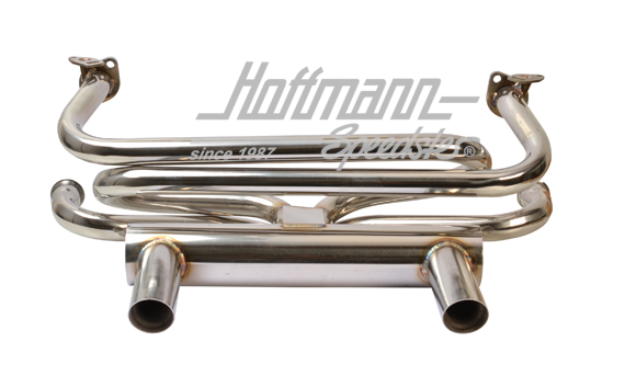 Escape deportivo, Sport-Style, acero inoxidable                                                     