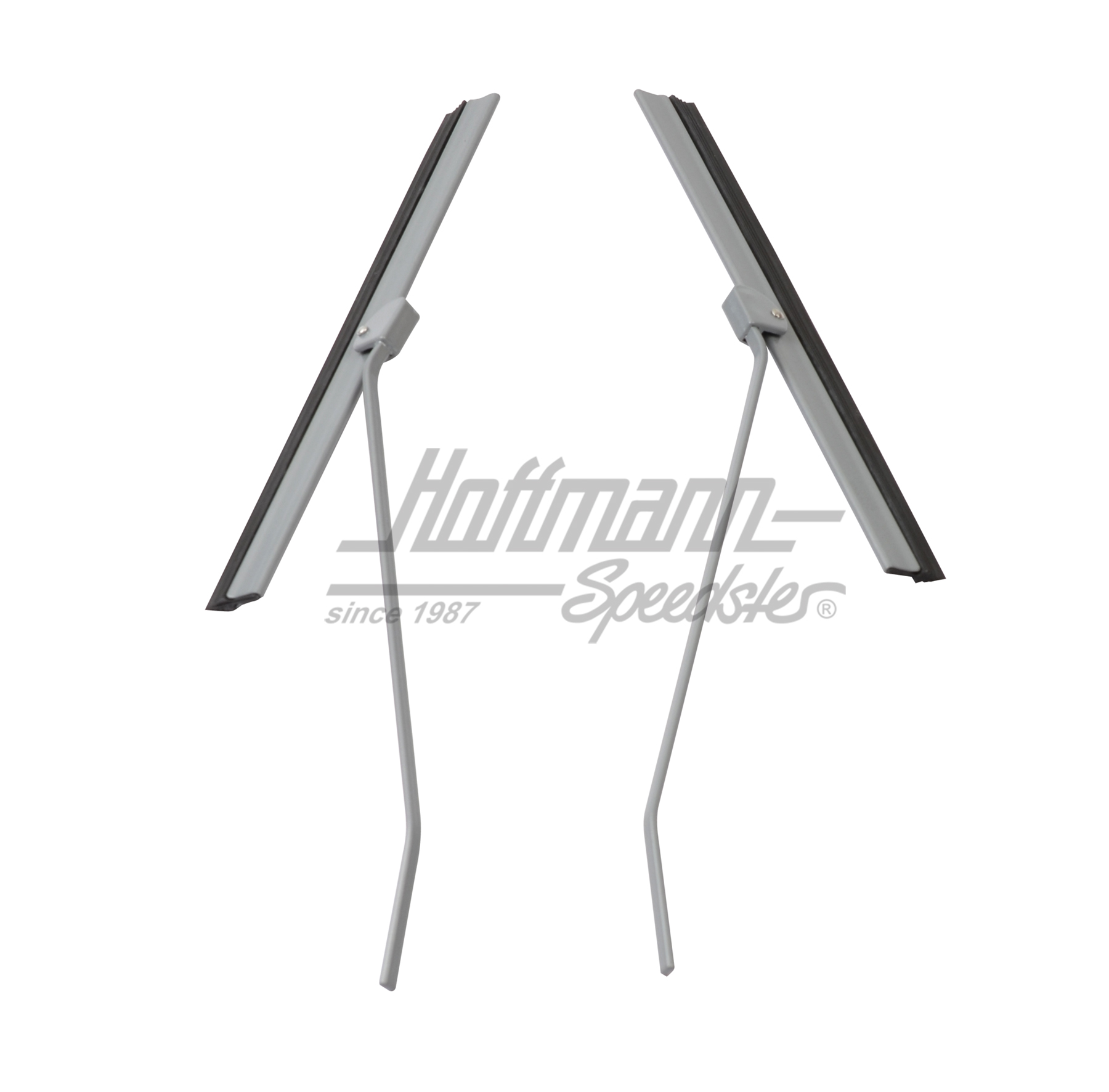 Brazos del limpiaparabrisas, con escobilla 185 mm, color plata | 111 955 421 AS | 020-4763-04