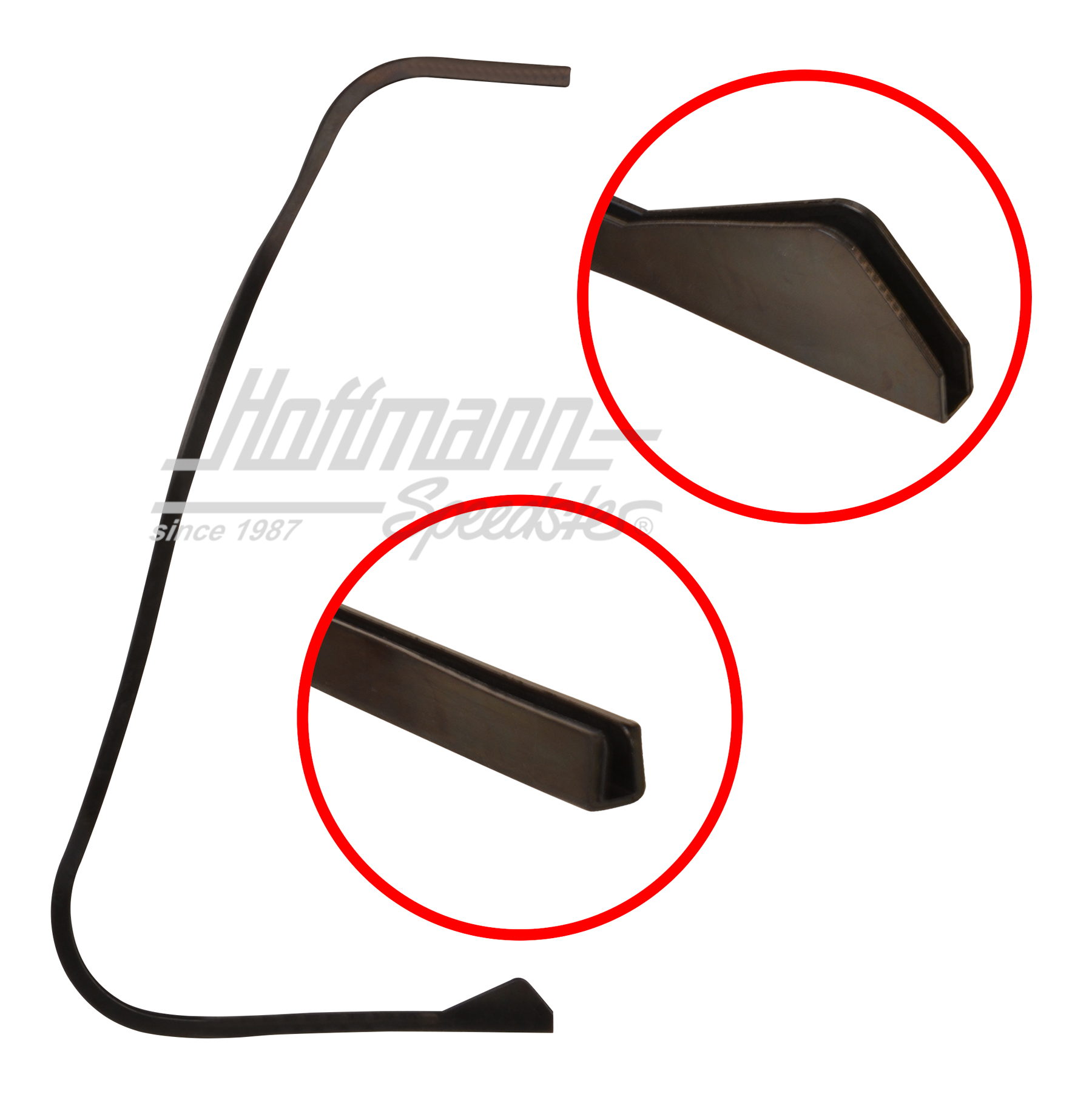 Junta, cristal / marco ventanilla pivotante, Furgoneta T2 | 221 845 295 Passform | 090-6163