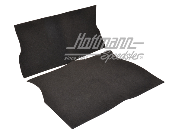 Alfombra maletero, Golf 1 , negra | CK5527 Black | 180-3033-10