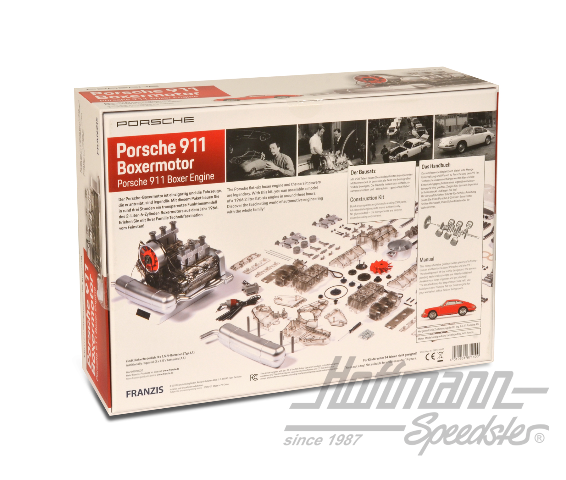 Porsche 911, motor Boxer, maqueta                                                                   