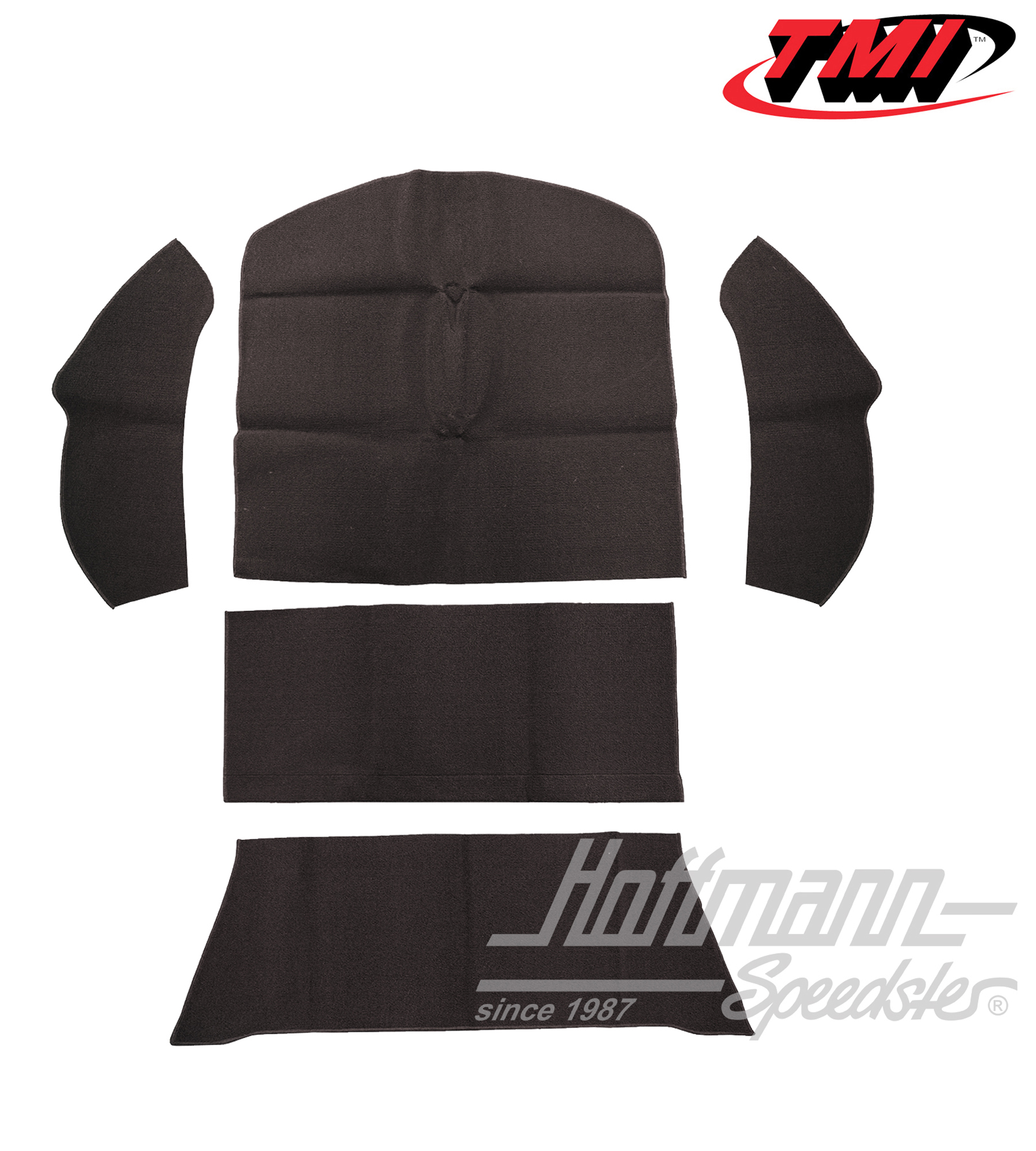 Juego de alfombrillas, maletero, Sedán, negro, 8.72- | 34-R1103-301 | 020-5342