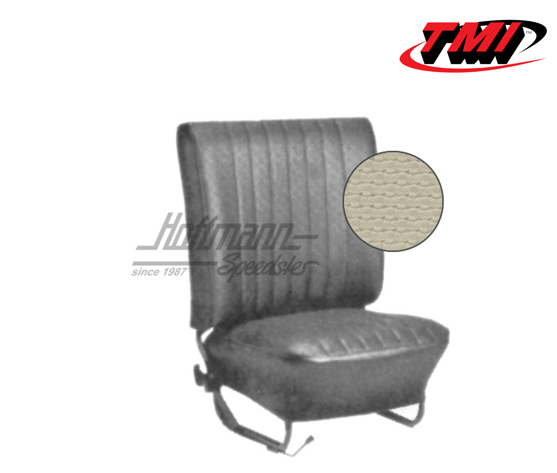 Fundas de asientos, Sedán, 64-67, tejido de cesta, blanco antiguo | 43-1124-05 | 055-5550