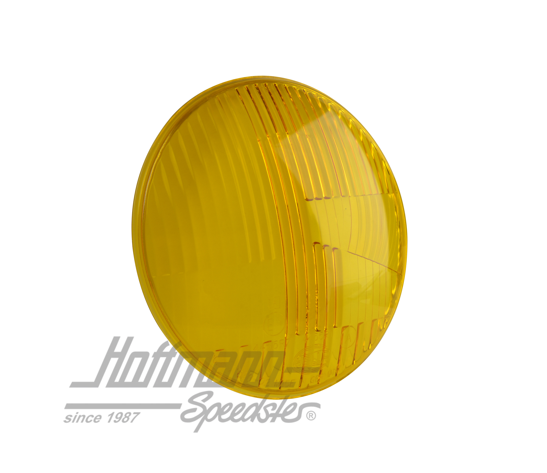Cristal de faro, Karmann Ghia, 8.60-7.69, Hella, amarillo                                           
