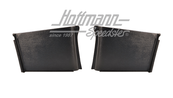 Cubiertas de bisagras, Karmann Ghia, 57-11.68, negras | 141 867 305 B | 060-4101-05