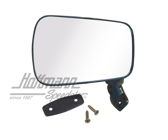 Retrovisor exterior, Golf 1, plástico, negro, izqdo. | 171 857 501 D | 180-1130-01
