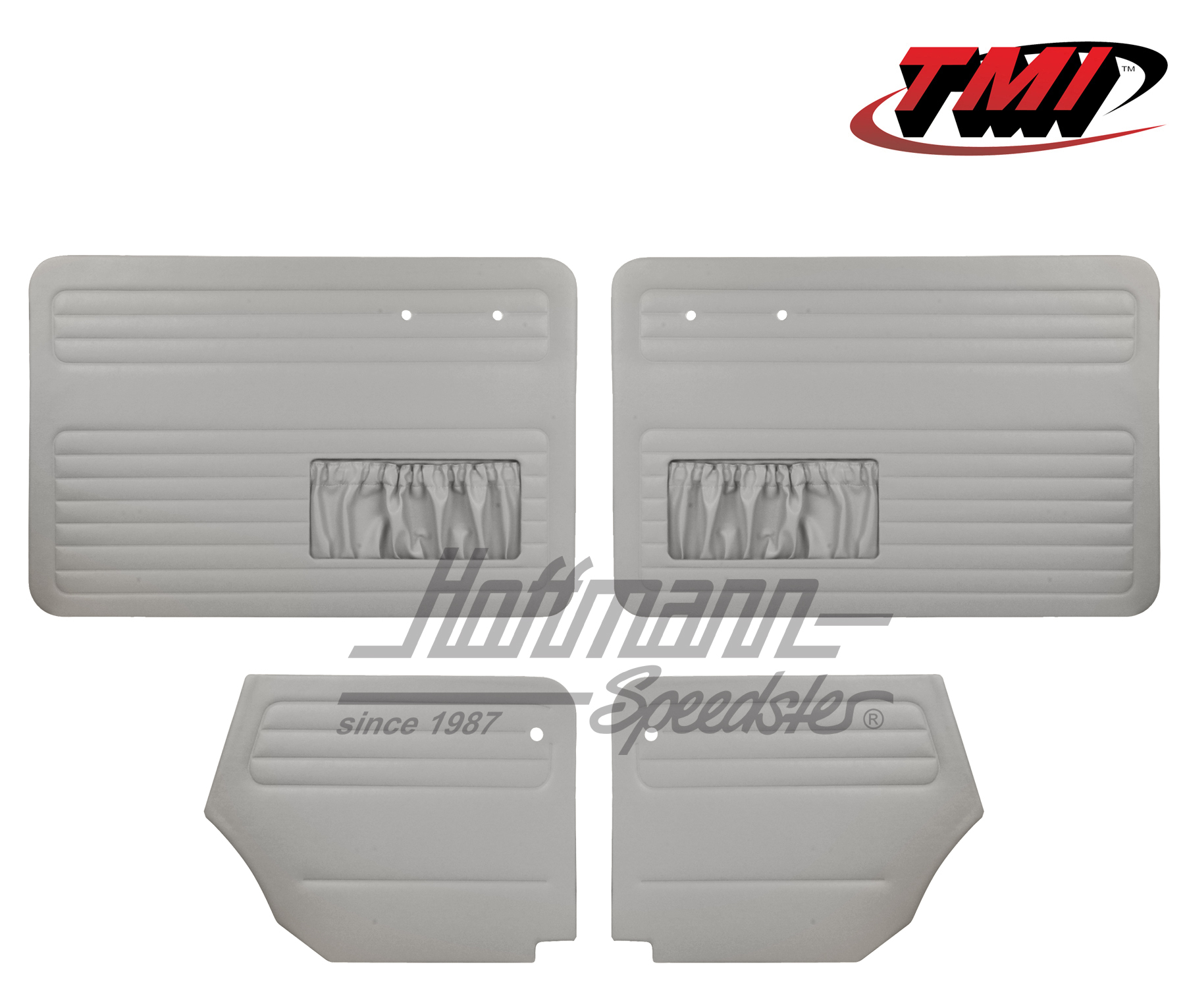 Paneles de puerta y de laterales, Escarabajo Cabriolet, 64-66, gris | 10-1328-16 | 055-7563
