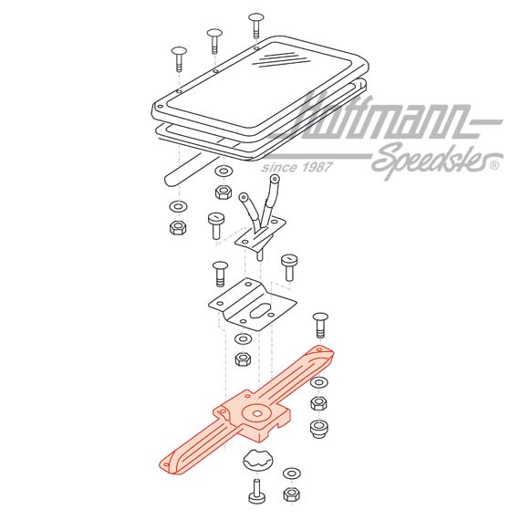 Embellecedor, ventilación techo Westfalia, beige                                                    