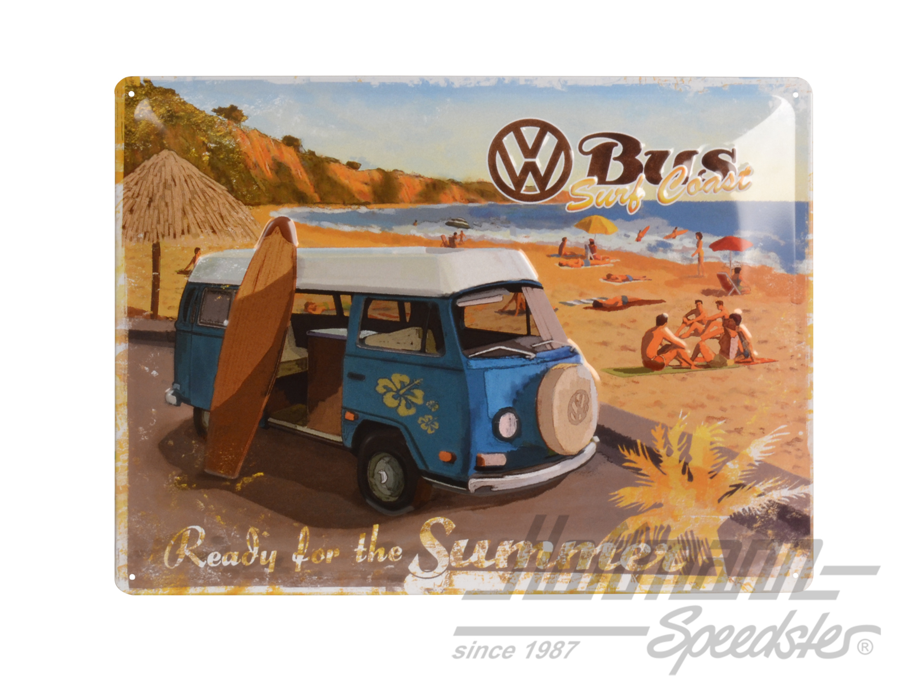 Placa de chapa, Bulli, Ready for the Summer | 23129 | 021-0176-36