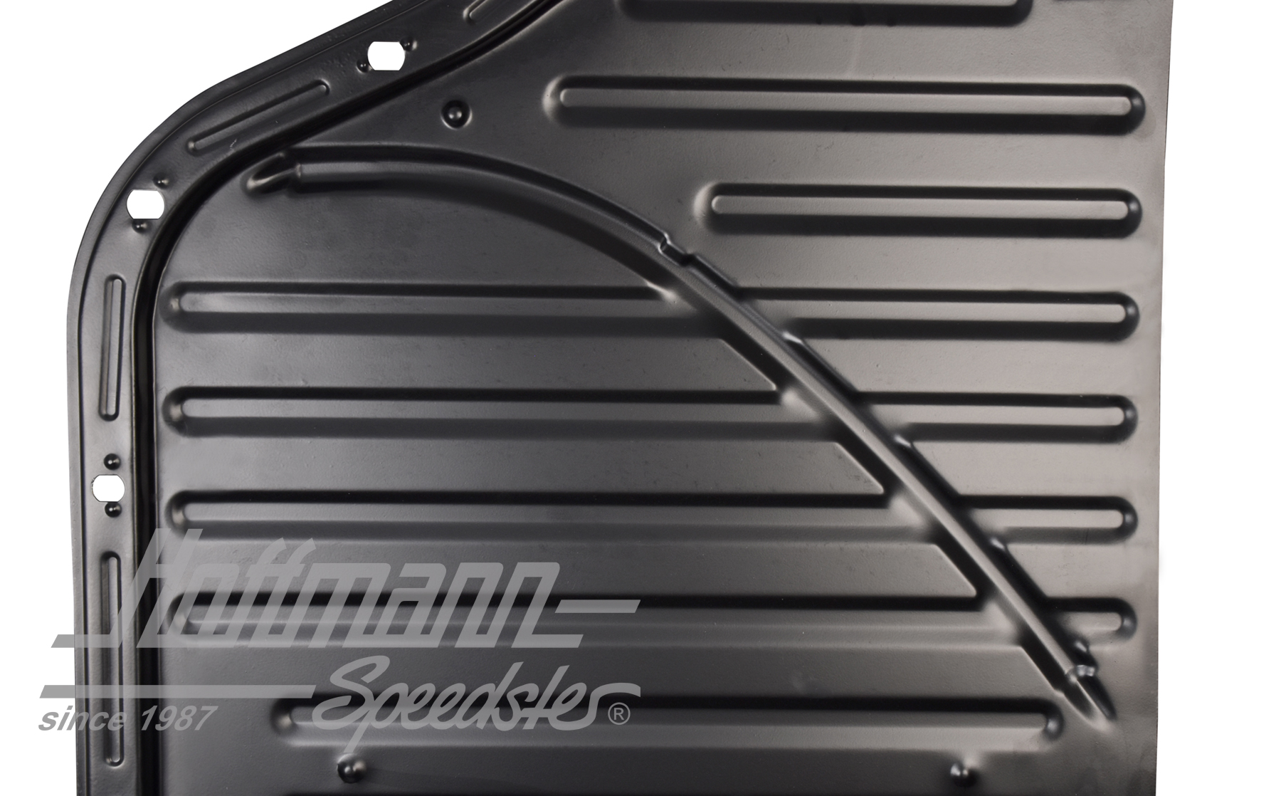 Mitad de placa de fondo, Karmann Ghia/Tipo 181, izquierdo, Calidad Superior                         