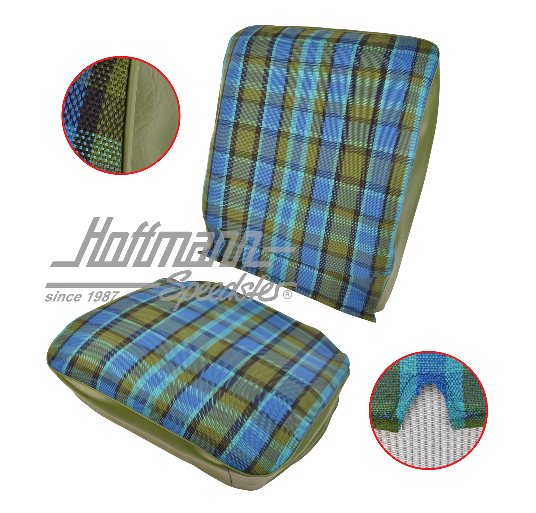 Funda para asiento, Westfalia, azul/verde, 68-74 |  | 098-1305-50