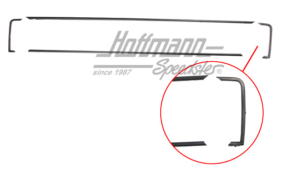 Juego de molduras, parrilla de serie, negro | 171 898 677 schwarz | 180-1164