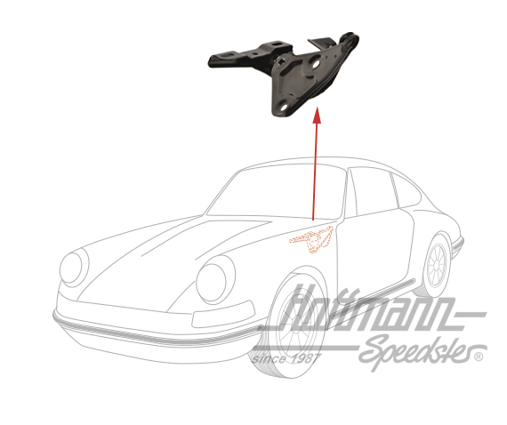 Bisagra capó, anterior, 65-98, izquierda                                                            