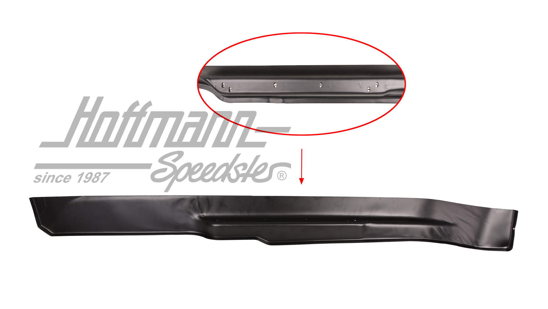 Larguero, interior, 911, 65-73, dcha.
 | 901 501 962 24 | 590-0075-12