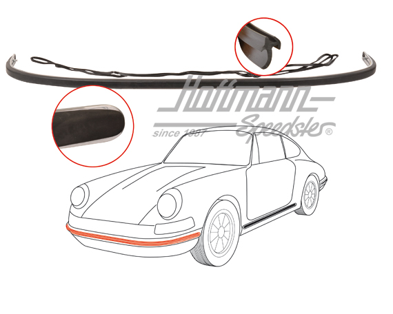 Moldura, parachoques, anterior, ancha                                                               