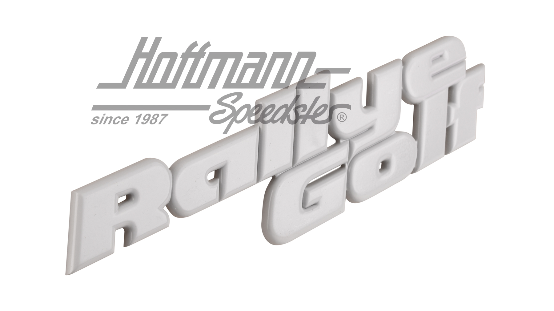 Logotipo, Rallye Golf, posterior                                                                    